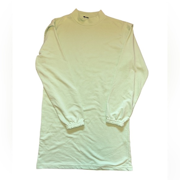 Nasty Gal layered sleeve lime green dress. - Picture 1 of 4